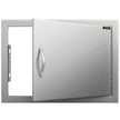 VEVOR BBQ Access Door 24W x 17H Inch, Horizontal Single BBQ Door Stainless Steel, Outdoor Kitchen Doors for BBQ Island, Grill Station, Outside Cabinet