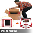 VEVOR Plyometric Box Set?18 Inch Plyometric Platform and Jumping Agility Box Set,Red Plyometric Platform ,for Jump Exercise Fit Training & Crossfit & Conditioning