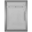 VEVOR Right Hinged Single Access Door 16 x 22 Inch Vertical Island Door Stainless Steel Access Door Flush Mount for Outdoor Kitchen