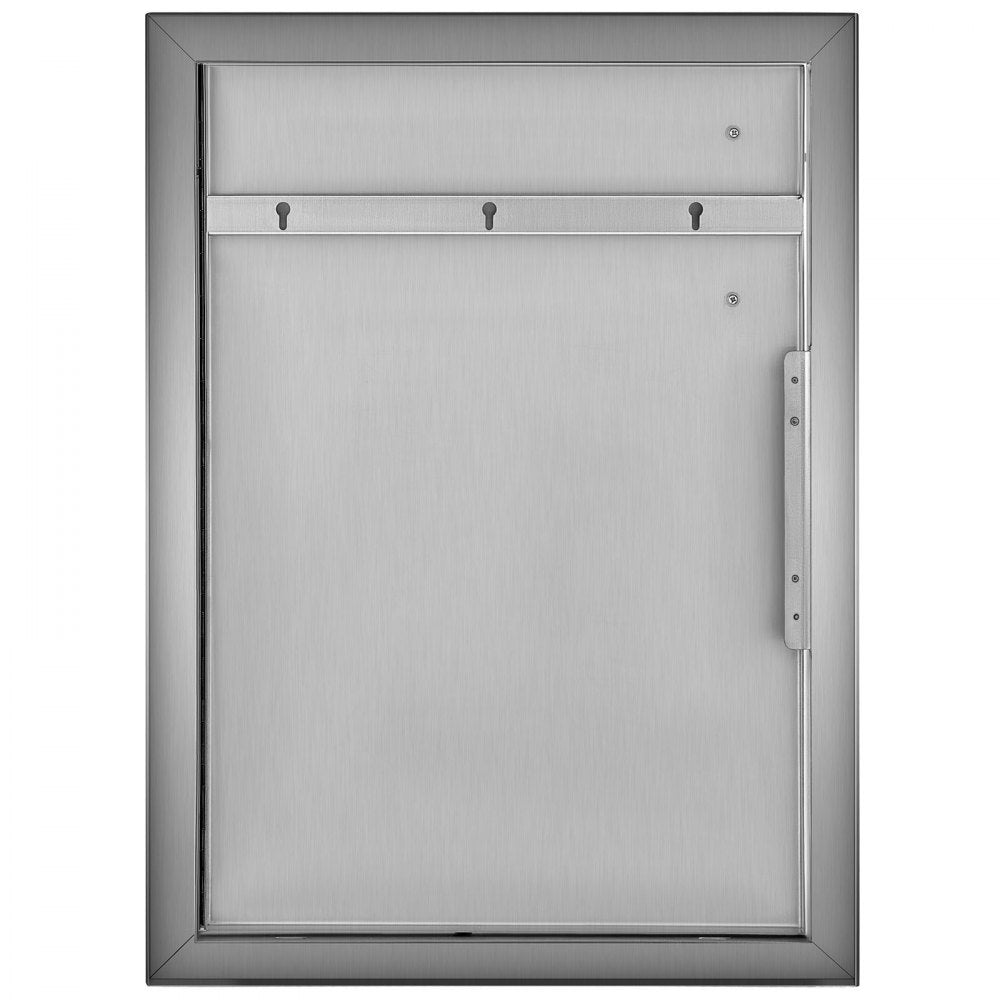 VEVOR Right Hinged Single Access Door 16 x 22 Inch Vertical Island Door Stainless Steel Access Door Flush Mount for Outdoor Kitchen