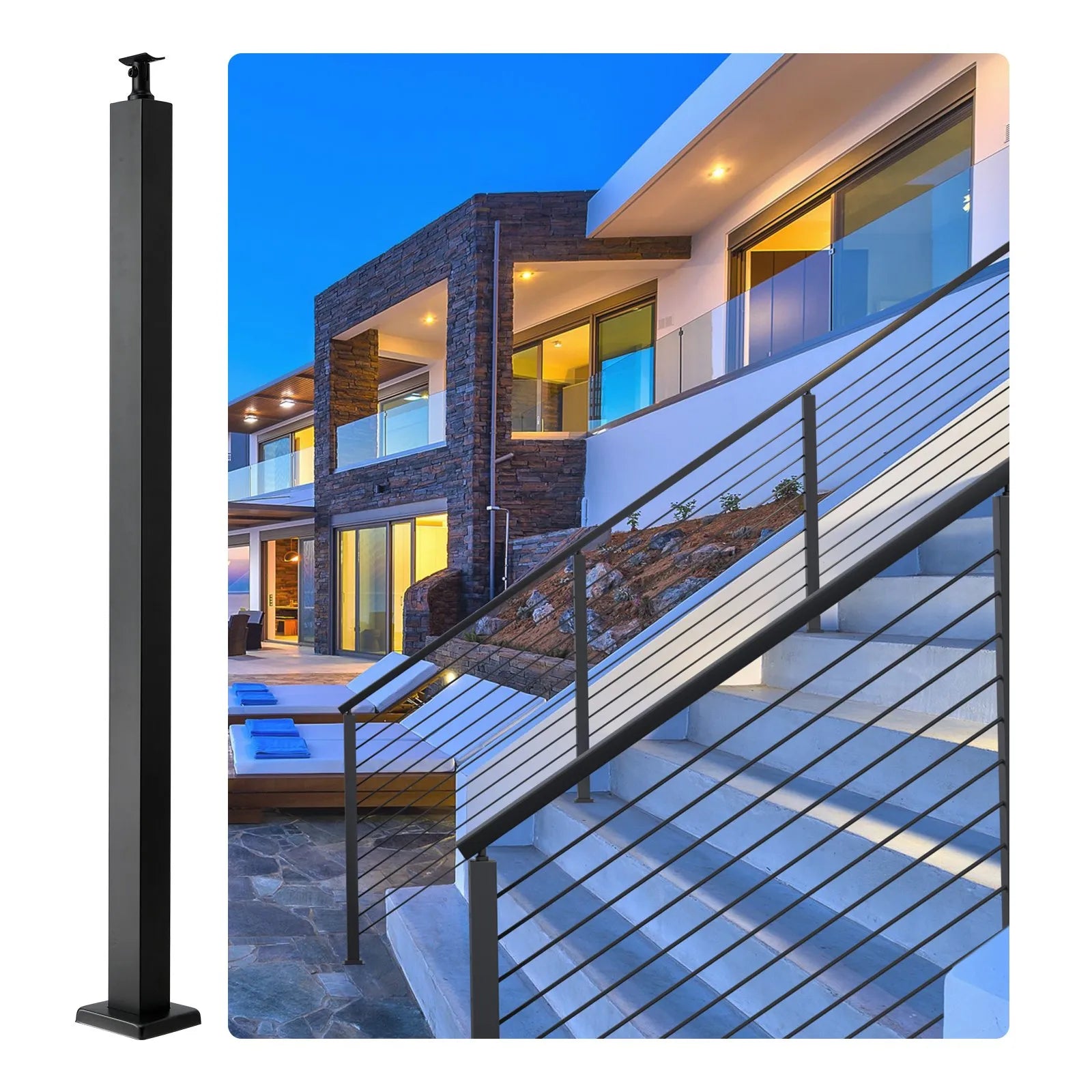 VEVOR Cable Railing Post, 36