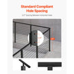 VEVRO Cable Railing Post 42x1x2 Inch with L-Shaped Holes 1JZLGZXHS10607YXO001V0