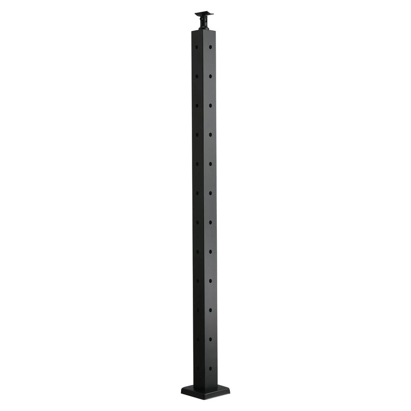 VEVRO Cable Railing Post 42x2x2 Inch with L-Shaped Holes 1JZLGZXHS1065S1EW001V0