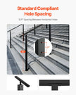 VEVOR Cable Railing Post 42x2x2 In with 30° Angled Holes 1JZLGZXHS106W3XAA001V0