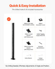 VEVOR Cable Railing Post 36x2x2 In Horizontal-Hole Post 1JZLGZXHS9148RVYS001V0