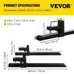 VEVOR 2000 Lbs Max Pallet Forks 33.5