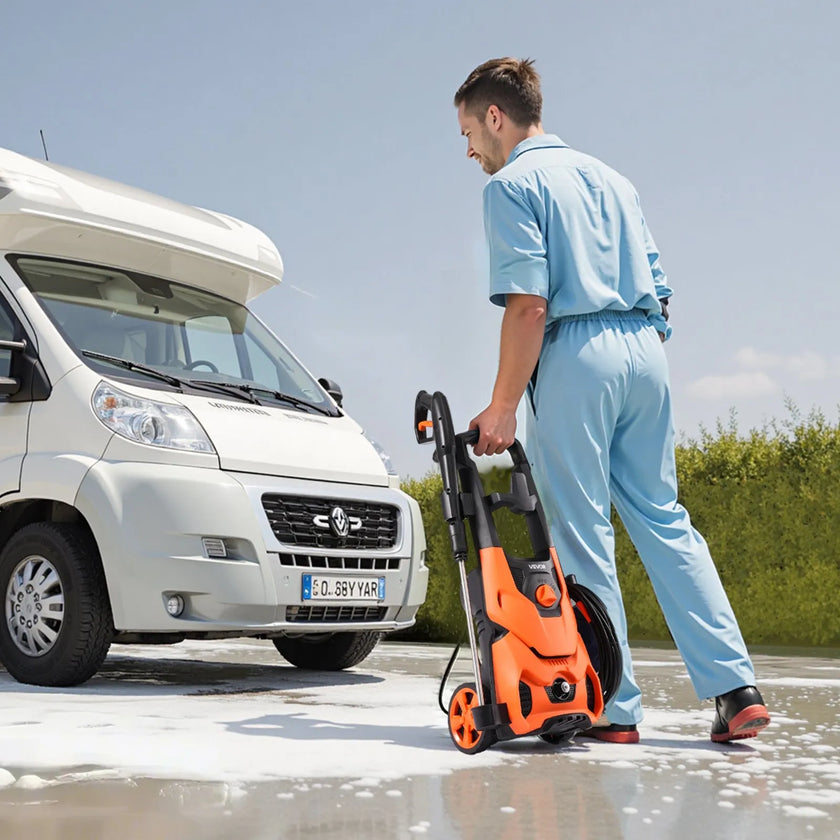 VEVOR Electric Pressure Washer Max 4200 PSI 2.8 GPM with Nozzles & Foam Cannon