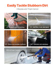 VEVOR Electric Pressure Washer Max 4500 PSI 3.2 GPM with Nozzles & Foam Cannon