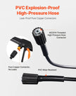 VEVOR Electric Pressure Washer Max 4500 PSI 3.2 GPM with Nozzles & Foam Cannon