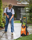 VEVOR Electric Pressure Washer Max 4500 PSI 3.2 GPM With Pressure Adjustment