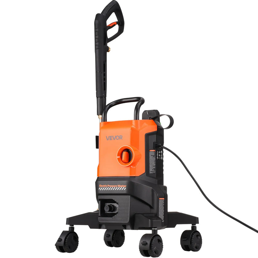 VEVOR Electric Pressure Washer Max 2700 PSI 1.8 GPM with Nozzles & Foam Cannon