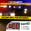 VEVOR Siren Bundle 8 Tones Emergency Warning Siren, 200W, with PA Speaker MIC System Vehicle Siren Box Fit for Police, Ambulance, Fire Fighting and Engineer Vehicles