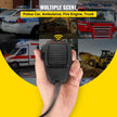 VEVOR Siren Bundle 8 Tones Emergency Warning Siren, 200W, with PA Speaker MIC System Vehicle Siren Box Fit for Police, Ambulance, Fire Fighting and Engineer Vehicles