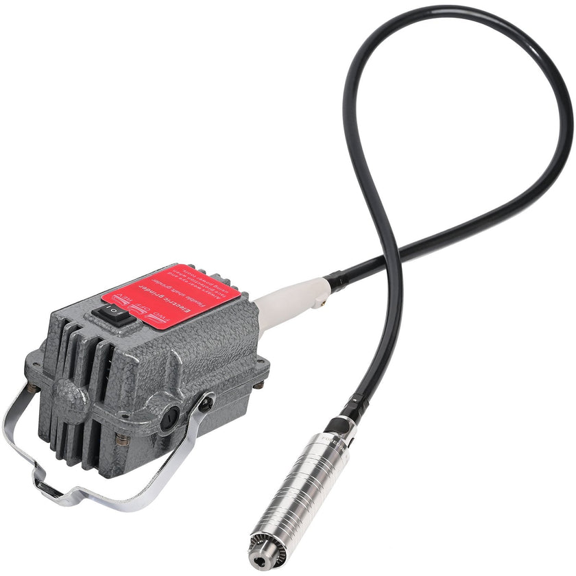 VEVOR S-R Hanging Flex Shaft Grinder 230W Rotary Tool with Stepless Speed Foot Pedal Rotary Carver 0-180000rmp for Carving, Buffing,Drilling,Polishing (4mm flexshaft), Grey