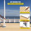 VEVOR Boat Decking Sheet 6MM Thick Non-Skid EVA Foam Faux Teak Decking Self-Adhesive Marine Yacht RV Swimming Pool Garden Boat Flooring Sheet 90.5