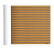 VEVOR 94.5 X 47 Inch EVA Foam Faux Teak Non-Slippery Self-Adhesion Decking Sheet for RV Swimming Pool Garden Boat Yacht Marine Flooring in Wet Dry Conditions (Brown with Black Lines)