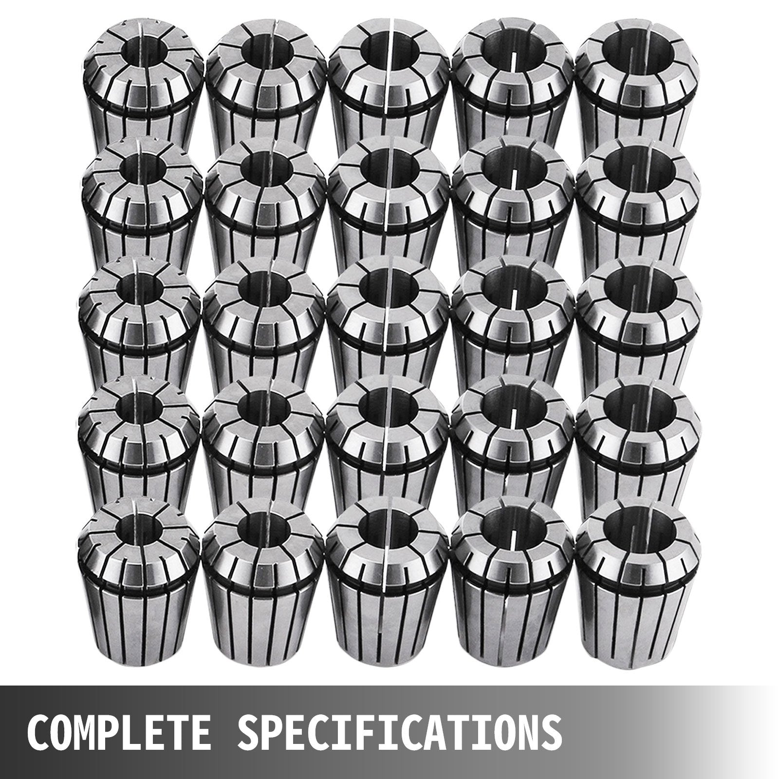 VEVOR 25 Pcs Collet Set ER32 Collet Chuck 1/16 inch-3/4 inch Holder Spring Collet Set for CNC Engraving Machine & Milling Lathe Tool (ER32)