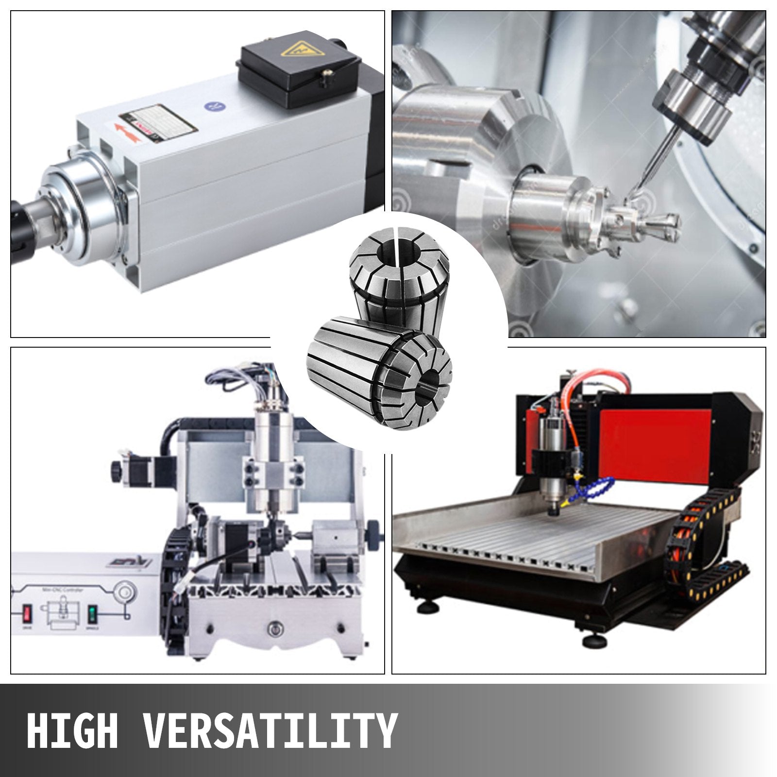 VEVOR 25 Pcs Collet Set ER32 Collet Chuck 1/16 inch-3/4 inch Holder Spring Collet Set for CNC Engraving Machine & Milling Lathe Tool (ER32)