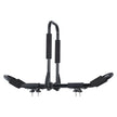 VEVOR Kayak Roof Rack 1 Pair J-Bar, Soft Roof Rack, Top Mount Tie Down, Carrier for kayak, Surf Board, Canoe, SUP, Ski Board, Mount on Car, SUV, Truck, 2 Kayaks