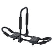 VEVOR Kayak Roof Rack 1 Pair J-Bar, Soft Roof Rack, Top Mount Tie Down, Carrier for kayak, Surf Board, Canoe, SUP, Ski Board, Mount on Car, SUV, Truck, 2 Kayaks