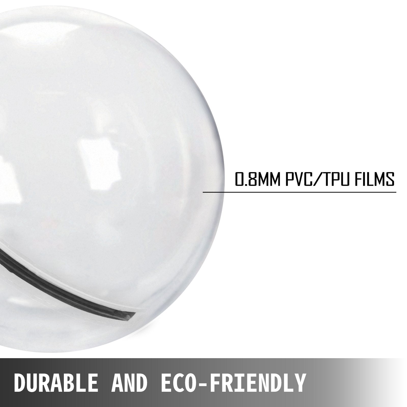 2M Walk on Water Walking Ball Roll Inflatable Zorb Ball w/ German Zipper PVC