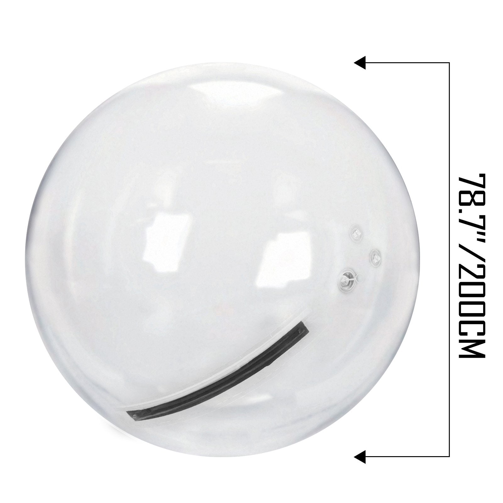 2M Walk on Water Walking Ball Roll Inflatable Zorb Ball w/ German Zipper PVC