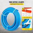VEVOR PEX Tubing Oxygen Barrier - 2 Rolls of 1/2 Inch X 300 Feet Tube Coil - EVOH PEX-B Pipe for Residential Commercial Radiant Floor Heating Pex Pipe (1/2