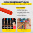 VEVOR 1/2 Inch PEX Tubing Potable Water Tube 300 FT PEX-B Plumbing Pipe Non-Barrier Radiant Heating Pex Coil for Water Plumbing Open Loop Hydronic Heating Systems (1/2