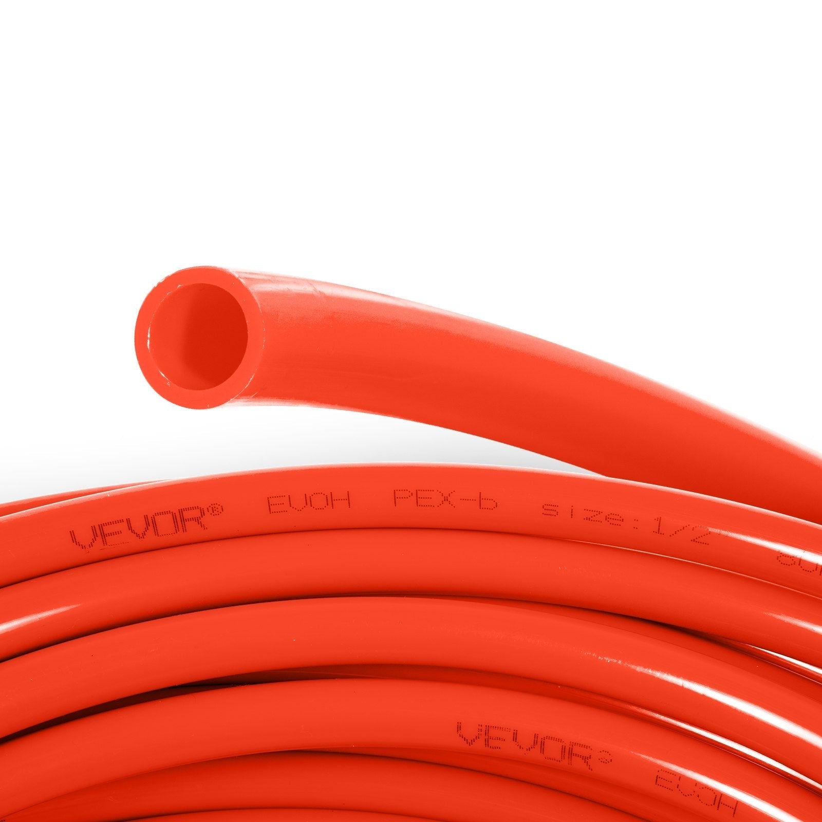 VEVOR 1/2 Inch PEX Tubing Potable Water Tube 300 FT PEX-B Plumbing Pipe Non-Barrier Radiant Heating Pex Coil for Water Plumbing Open Loop Hydronic Heating Systems (1/2