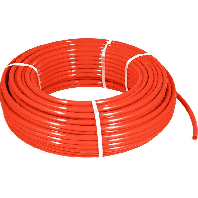 VEVOR Oxygen Barrier 1/2 Inch 300 Feet Tube Coil EVOH PEX-B Pipe, for Residential Commercial Radiant Floor Heating, Red