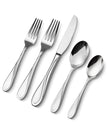 VEVOR 45-Piece Silverware Set Stainless Steel Cutlery Flatware Utensils for 8