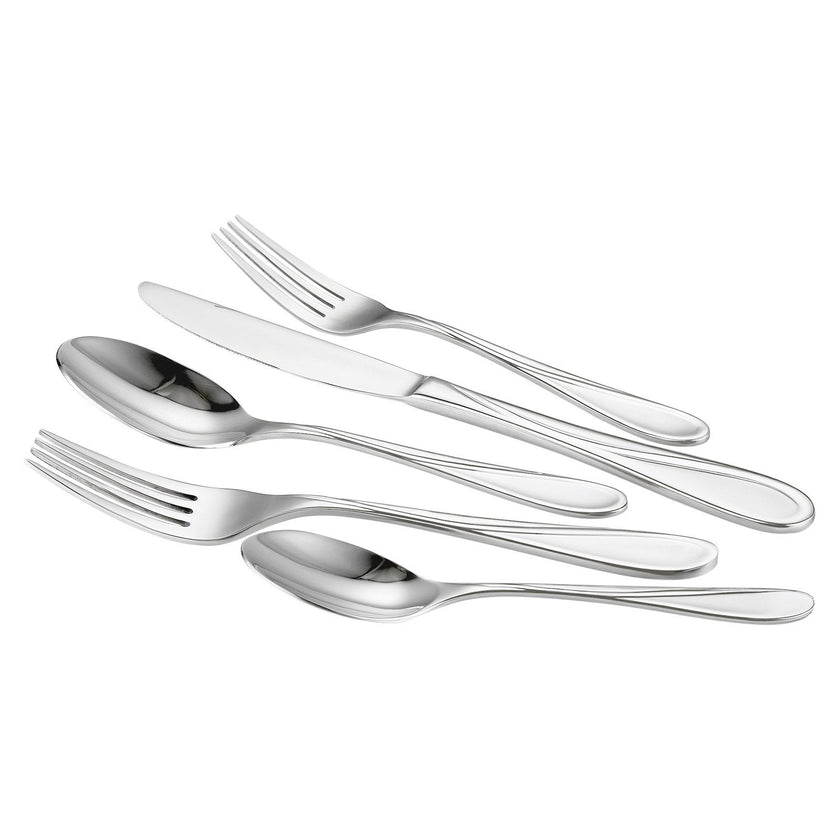 VEVOR 45-Piece Silverware Set Stainless Steel Cutlery Flatware Utensils for 8