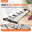 VEVOR 30 Note Glockenspiel Xylophone Bell Kit, Professional Percussion Instrument Set with Mallets, Drum Sticks, Music Stand,  8