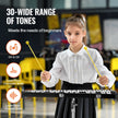 VEVOR 30 Note Glockenspiel Xylophone Bell Kit, Professional Percussion Instrument Set with Mallets, Drum Sticks, Music Stand,  8