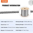 VEVOR Stainless Steel Cable Railing 1/8