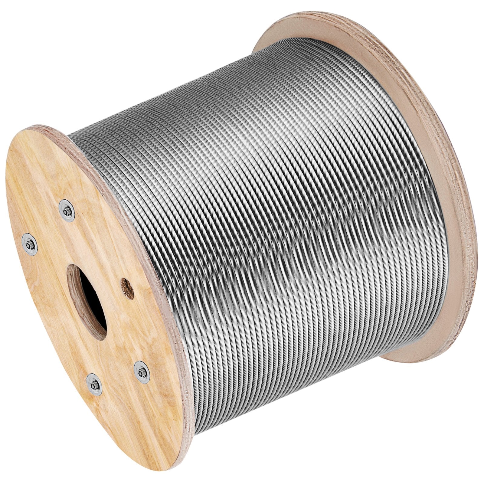 VEVOR Cable Railing 1000ft Stainless Steel Wire Rope 1/8