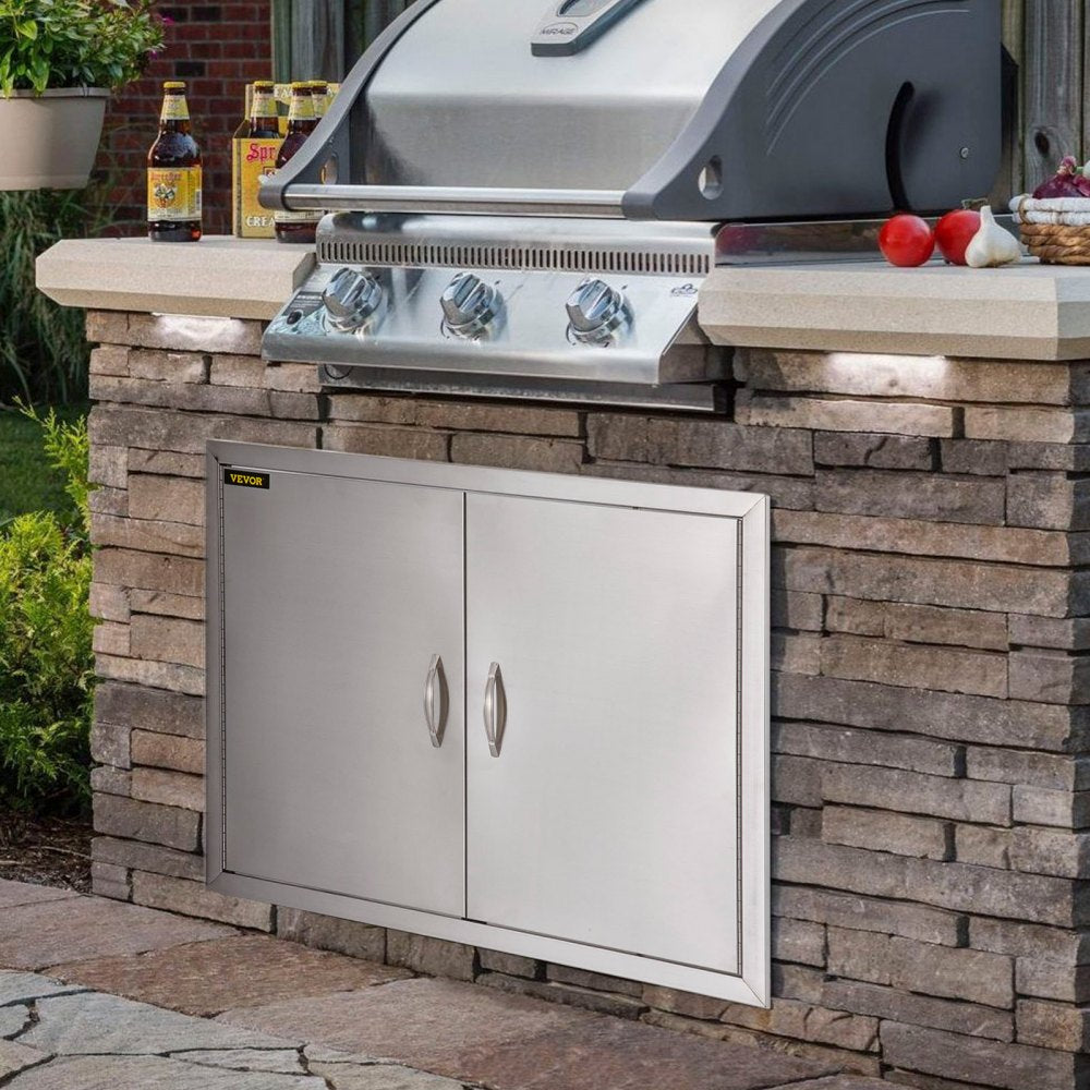 Outdoor Kitchen Doors BBQ Kitchen Doors 31x24 Inch Outdoor Kitchen Cabinets