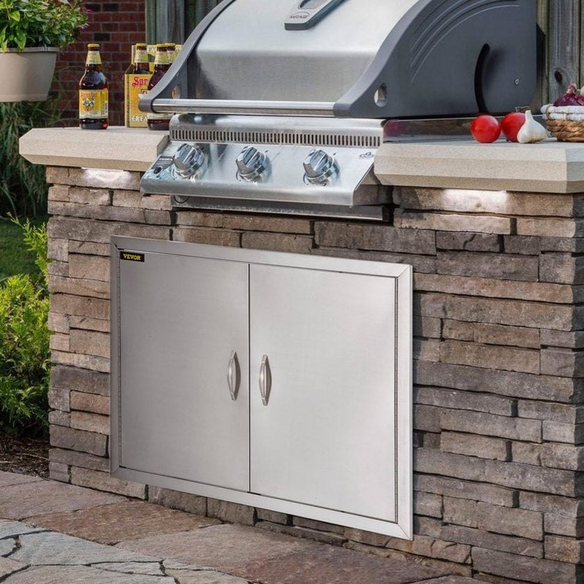 Outdoor Kitchen Doors BBQ Kitchen Doors 31x24 Inch Outdoor Kitchen Cabinets