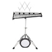 VEVOR 32 Note Glockenspiel Xylophone Bell Kit, Professional Percussion Instrument Set with Mallets, Drum Sticks, Music Stand,  8