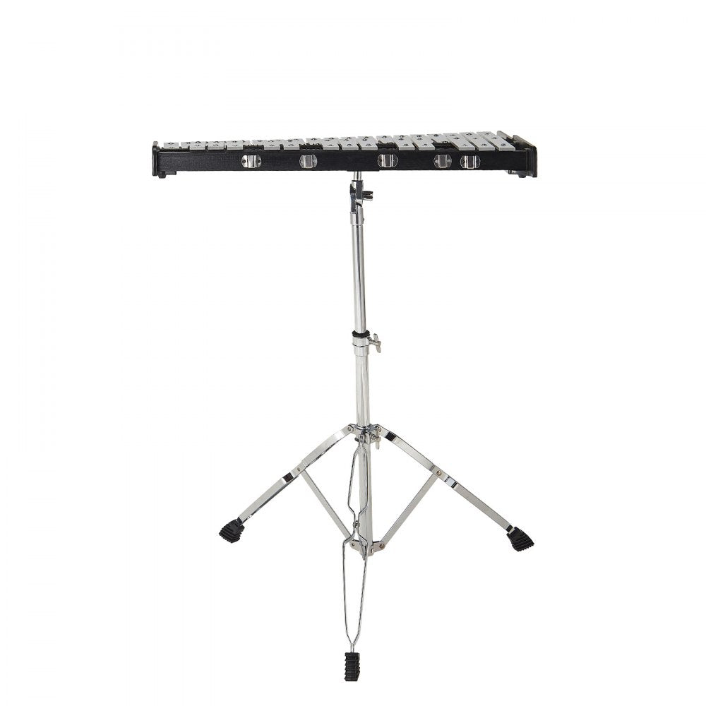 VEVOR 32 Note Glockenspiel Xylophone Bell Kit, Professional Percussion Instrument Set with Mallets, Drum Sticks, Music Stand,  8