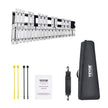 VEVOR 32 Note Glockenspiel Xylophone Bell Kit, Percussion Instrument with Mallets, Drum Sticks and Carrying Bag, Professional Glockenspiel Xylophone Percussion Instrument Set for Adults & Students