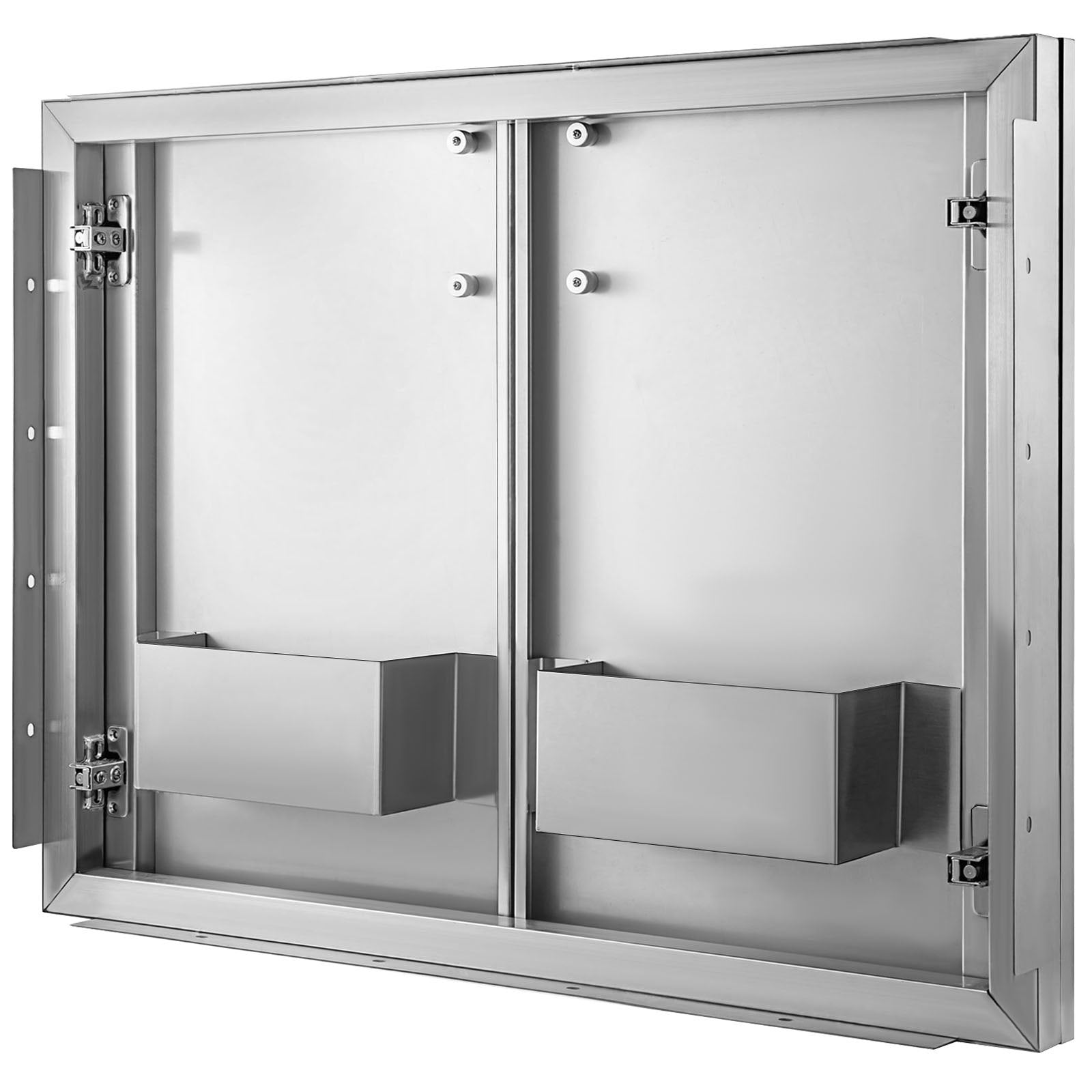 VEVOR BBQ Access Double Door 36W x 23H Inch BBQ Door Stainless Steel with Storage Outdoor Kitchen Doors for Commercial BBQ Island