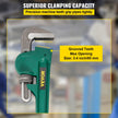 VEVOR 36-Inch Aluminum Straight Pipe Wrench Ideal for 2” to 3-1/2” Pipe Adjustable Plumbing Pipe Wrench Heavy Duty 5” Jaw capacity Plumbers Pliers Tool