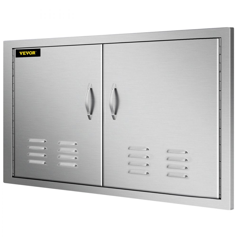 36”x21” Vented Double Access Door Double Island Outdoor Kitchen Ventilation