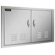 36”x21” Vented Double Access Door Double Island Outdoor Kitchen Ventilation