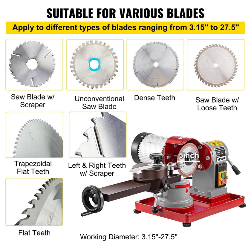 VEVOR Circular Saw Blade Sharpener 5\