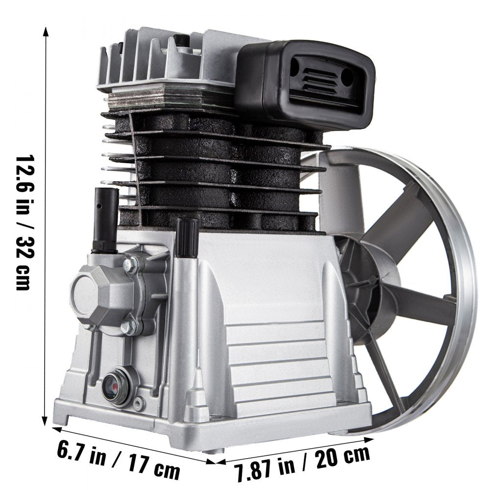 New Industrial 375L Twin Cylinder Air Compressor Pump Suitable For 2.2KW