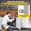 VEVOR BBQ Access Door 39W x 26H Inch, Double BBQ Door Stainless Steel, Outdoor Kitchen Doors for BBQ Island, Grill Station, Outside Cabinet