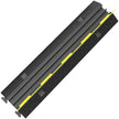 VEVOR Cable Protector Car Dual Channel Rubber Channel Cable Protector Capacity 11000lbs Cable Hose Protector 3 Pack (3 Pack)