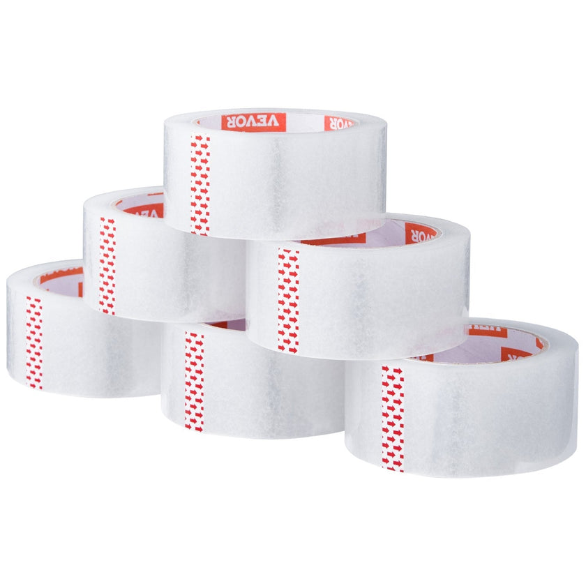 VEVOR Packing Tape 18 Rolls 65 Yards Heavy Duty Clear Packing Tapes 2.7 Mil